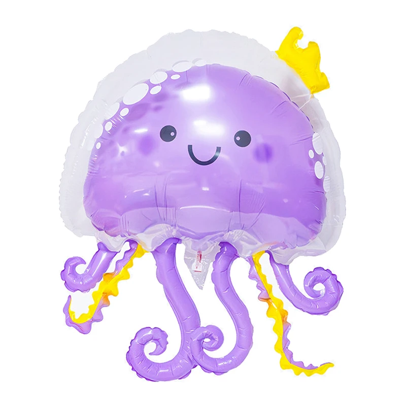 

Двухслойный воздушный шар Медуза розовый фиолетовый синий