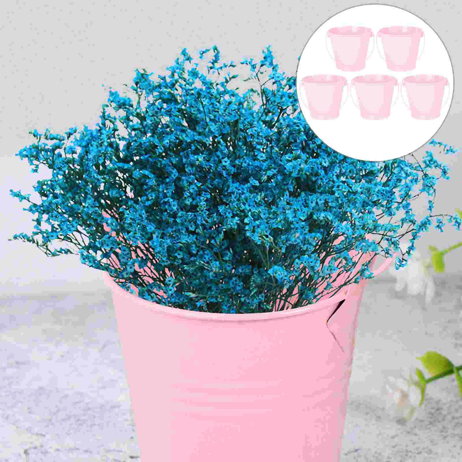 5 шт. ведро для свадьбы с растениями жесть цветочный горшок контейнер хранения