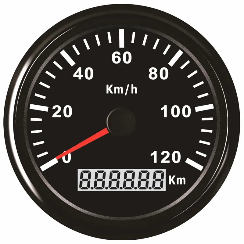 

Бесплатная доставка, автомобильная светодиодная подсветка, 0-120 км/ч, индикаторы скорости 85 мм с антенной для автомобиля, лодки, грузовика, мотоцикла