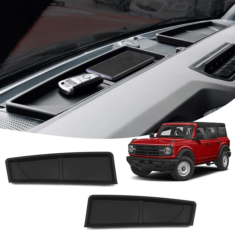 

Коврик для приборной панели автомобиля 2021 2022 Ford Bronco 2/4, аксессуары для дверей, коврик для приборной панели, защитный коврик из ТПЭ