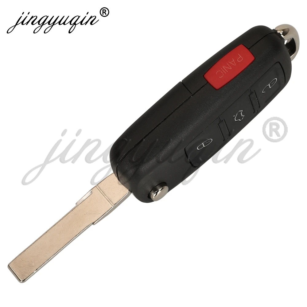 

Корпус Ключа Jingyuqin Для Автомобиля С 3/4 Кнопками Для VW VOLKSWAGEN Touareg Phaeton Skoda, Раскладной Дизайн
