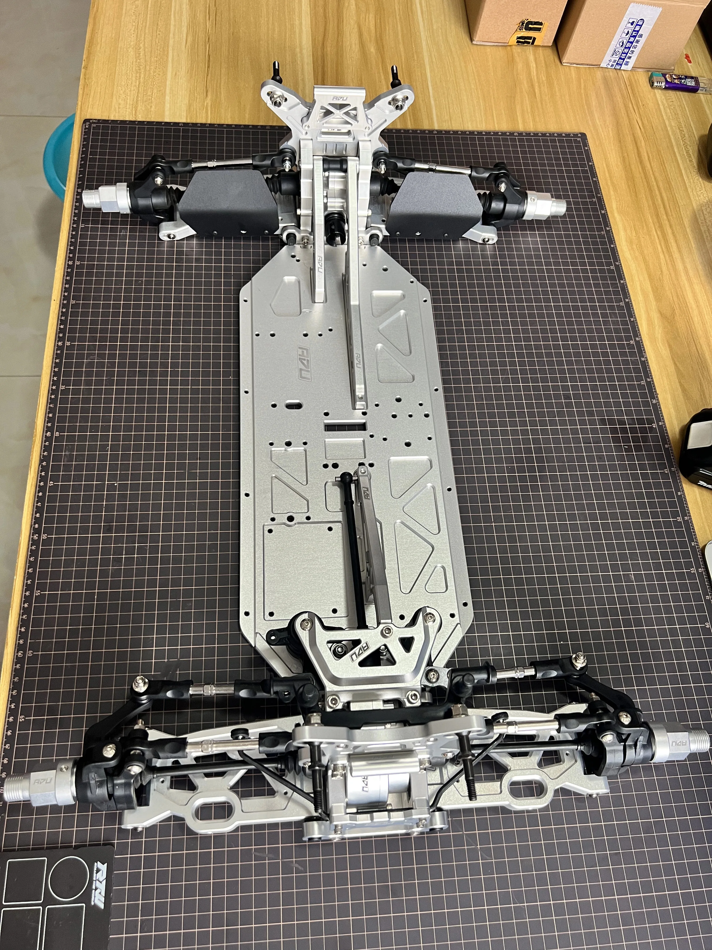 Кронштейн заднего дифференциала ADU Racing 7075-T6 ALU для Losi DBXl-e V1.0 V2.0 15 RC (art.: 3920dadc4c019) - 3920dadc4c019
