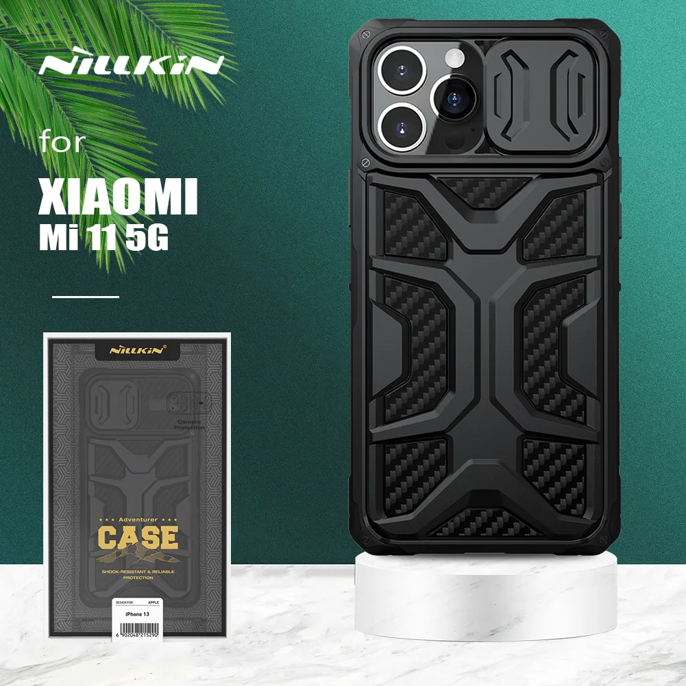 

for iPhone 13 Pro Max Case Nillkin Adventurer Armor Case Shock-Resistant Slide Camera Back Cover Case for iPhone 13 13 Pro Case