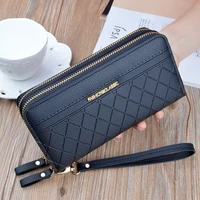 long womens wallet female purses tassel coin purse card holder wallets female pu leather clutch money bag pu leather wallet