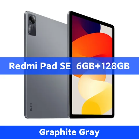 Глобальная версия Xiaomi Redmi Pad SE 128 ГБ/256 ГБ Snapdragon®680 Mi планшет Quad колонки Dolby Atmos®90 Гц 11 "дисплей 8000 мАч