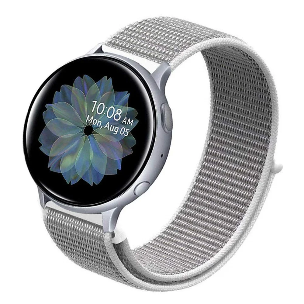 

For samsung galaxy watch active 2 40mm 44mm band 20mm 22mm nylon strap for Galaxy Watch 46mm/Gear S3