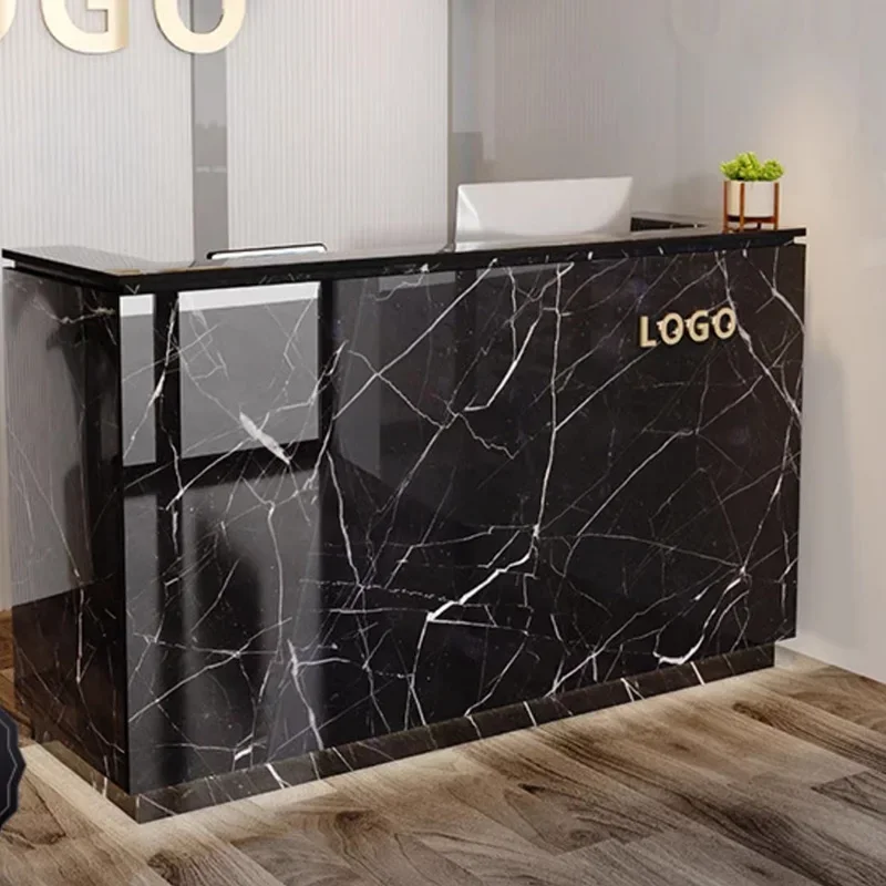 Барная стойка регистрации высокий шкаф-витрина офисный стол коммерческий кассир