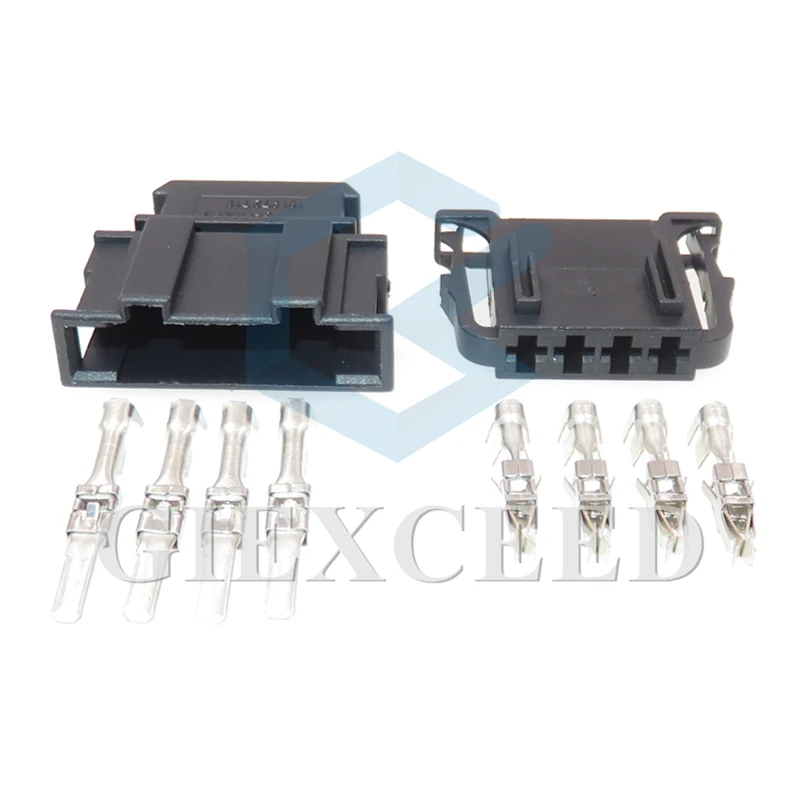 2 комплекта 4 контакта 4D0972704 191972714 Автомобильный Дверной клаксон гнездо в сборе переменного тока автомобильный тормоз фотоэлемент соединения 4D0 972 704 для VW Audi