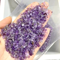 500g natural stones gravel crystal chip mineral purple amethyst tumbled rock quartz specimen gemstones home aquarium decoration