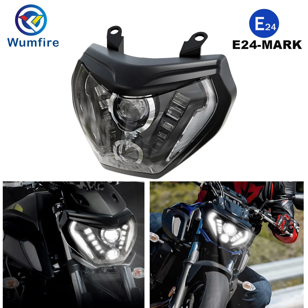 

Motorcycle LED Light MT09 Lampu LED Lampu Sinyal Giliran Light FZ07 untuk YAMAHA Lampu MT09 FZ09 2014 2015 2016 DRL MT-09