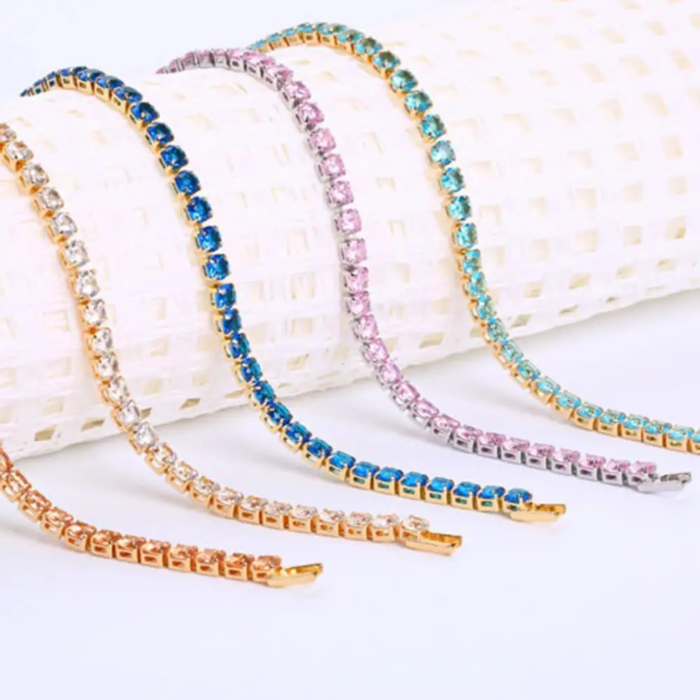 Шикарный браслет со стразами сверкающий камень женский энергетический