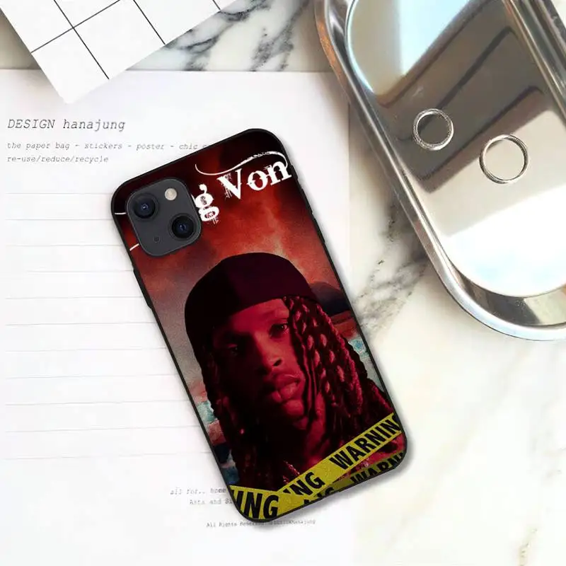 Чехол Rapper K-King Von для телефона iPhone 11 12 Mini 13 Pro XS Max X 8 7 6s Plus 5 SE XR |