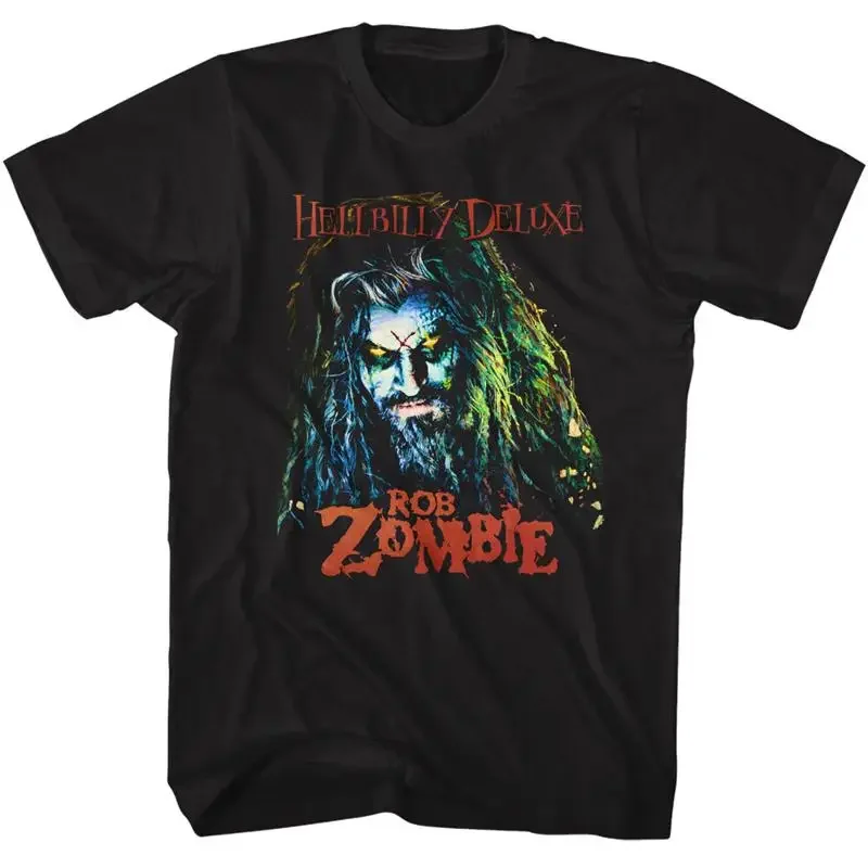Фото Мужская футболка Rob Zombie Hellbilly Deluxe Shock Rock, белая №1
