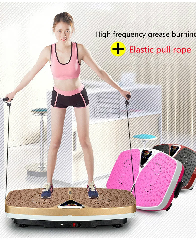 Household Fitness Equipment Vibrating Plate Vibrator for Weight Loss Crazy Fit Massage Vibration Machine Max Black Yellow Red