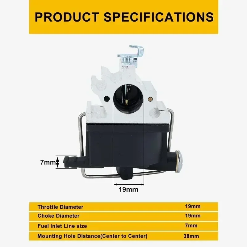 Карбюратор 640020 A B VLV126 VLV60 VLV50 VLV55 VLV65 VLV66 VLV126A 6 5HP 75HP Двигатель Газонокосилка