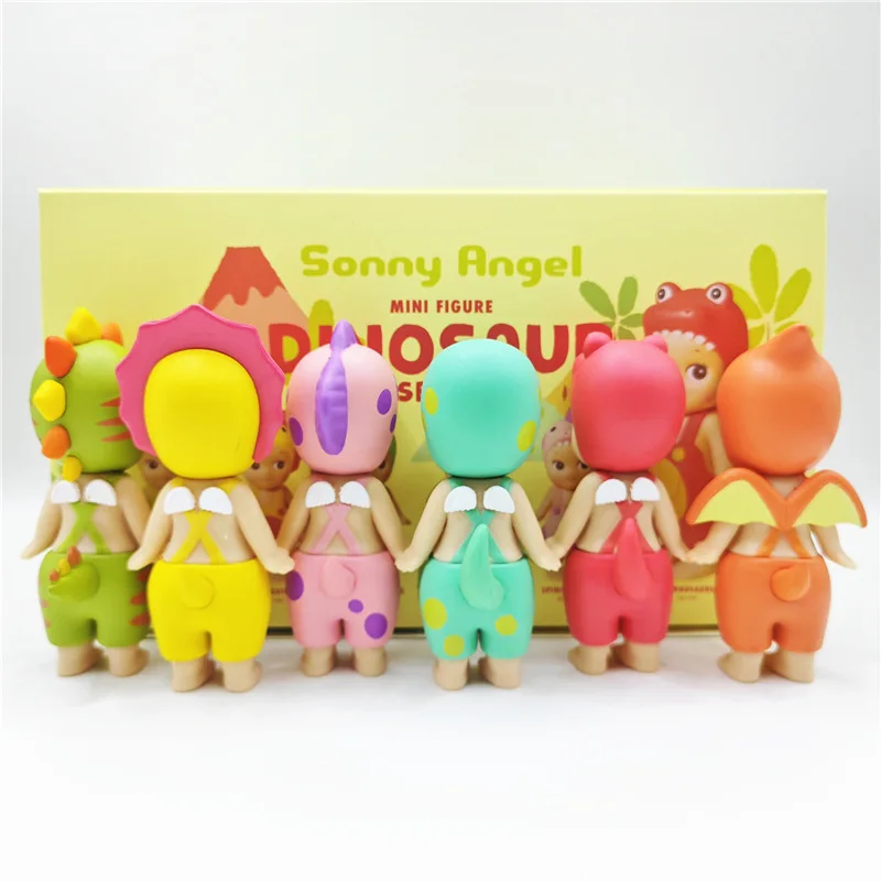 Слепая коробка Sonny Angel серия динозавров аниме-фигурки украшения Сеуль клубничные