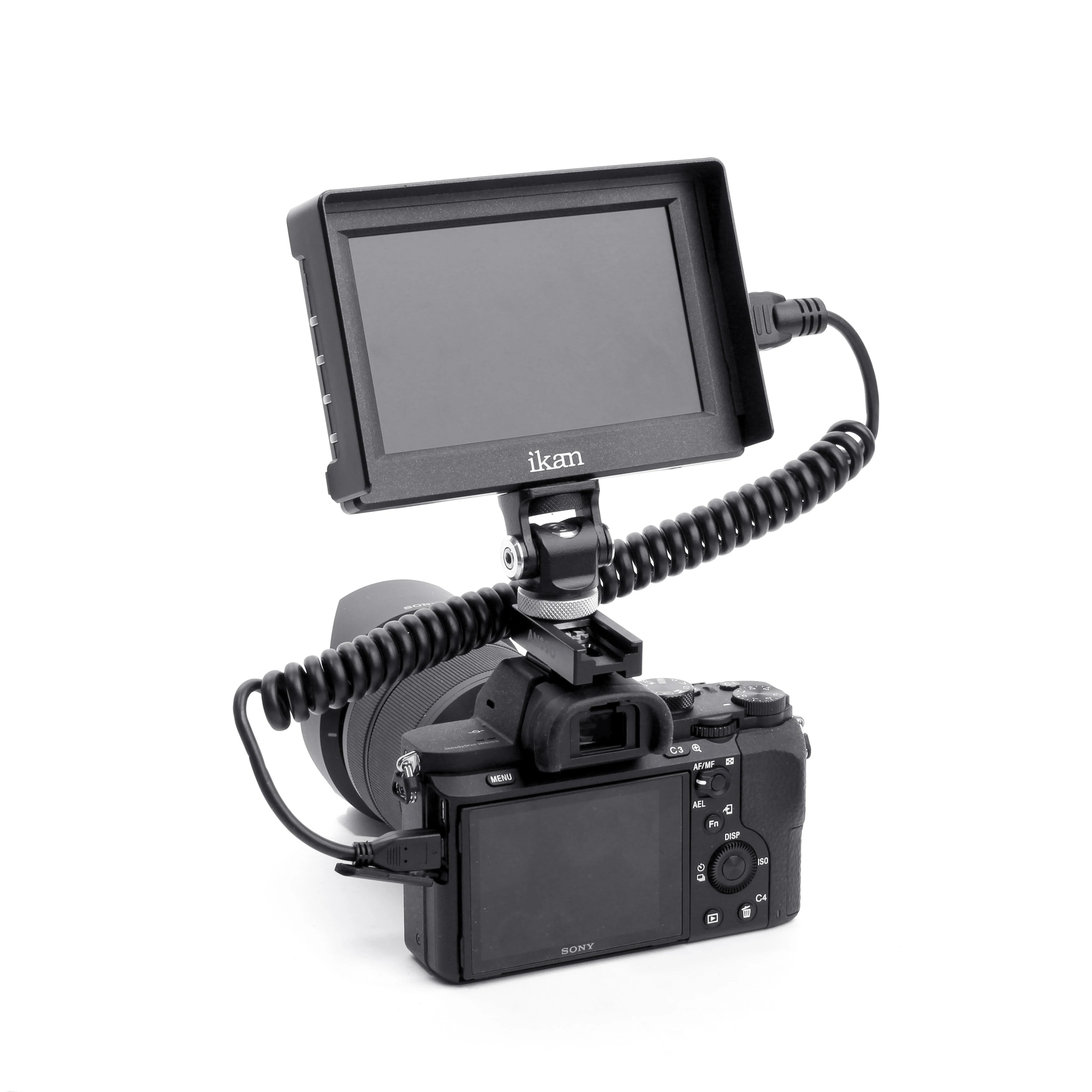 Эластичный спиральный HDMI-Micro MINI HDMI-совместимый пружинный кабель BMCC BMPC FS5 C100 II 4K 30P