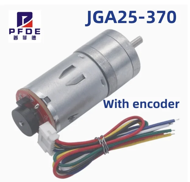 Двигатель постоянного тока JGA25-370 6В 12В 24В