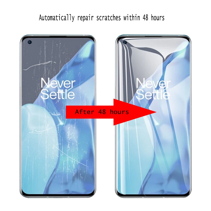 5Pcs Hydrogel Film For OnePlus 11 10T 9RT 10R 10 Pro Screen Protector For OnePlus 8 T 7T Nord 2T CE 2 Lite 5G ACE Pro Gel Film