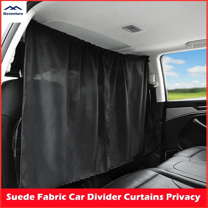 

Car Back Seat Rear Shade-Privacy Curtains Travel Nap Night Car Camping Detachable Simple Curtain Car Window Shades Partition