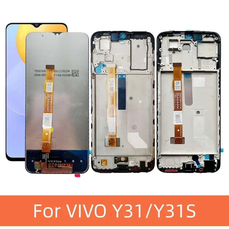 Оригинальный сенсорный ЖК-дисплей 6,58 дюйма для VIVO Y31s, дисплей V2054A, сменный дигитайзер в сборе для Vivo Y31 V2036, дисплей