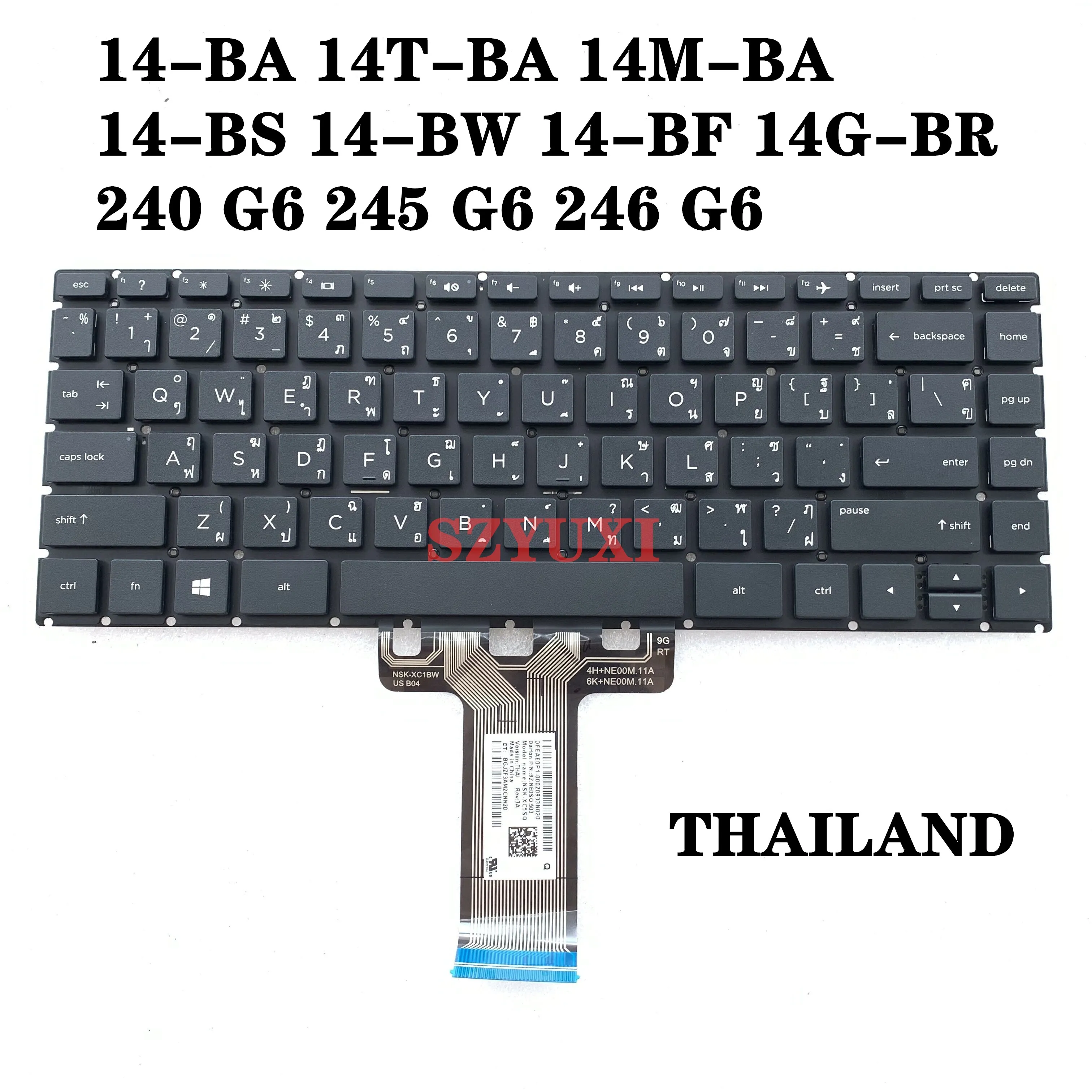 

Новая клавиатура HE для ноутбука HP Pavilion X360 14-BA 14T-BA 14M-BA 14-BS 14-BW 14-BF 14G-BR 240 G6 245 G6 246 G6 918693-BB1