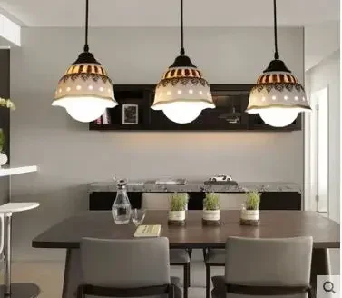 Ресторан Nordic Ceramics Американский кантри Ретро Кафе Столовая Бар с одной головкой