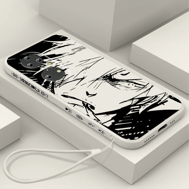

Usopp Sanji BROOK One Piece Liquid Left Rope Phone Case For Huawei P50 P40 P30 P20 Pro Lite Nova Y9S Y9 Y70 Y90 Y61 5T 5G