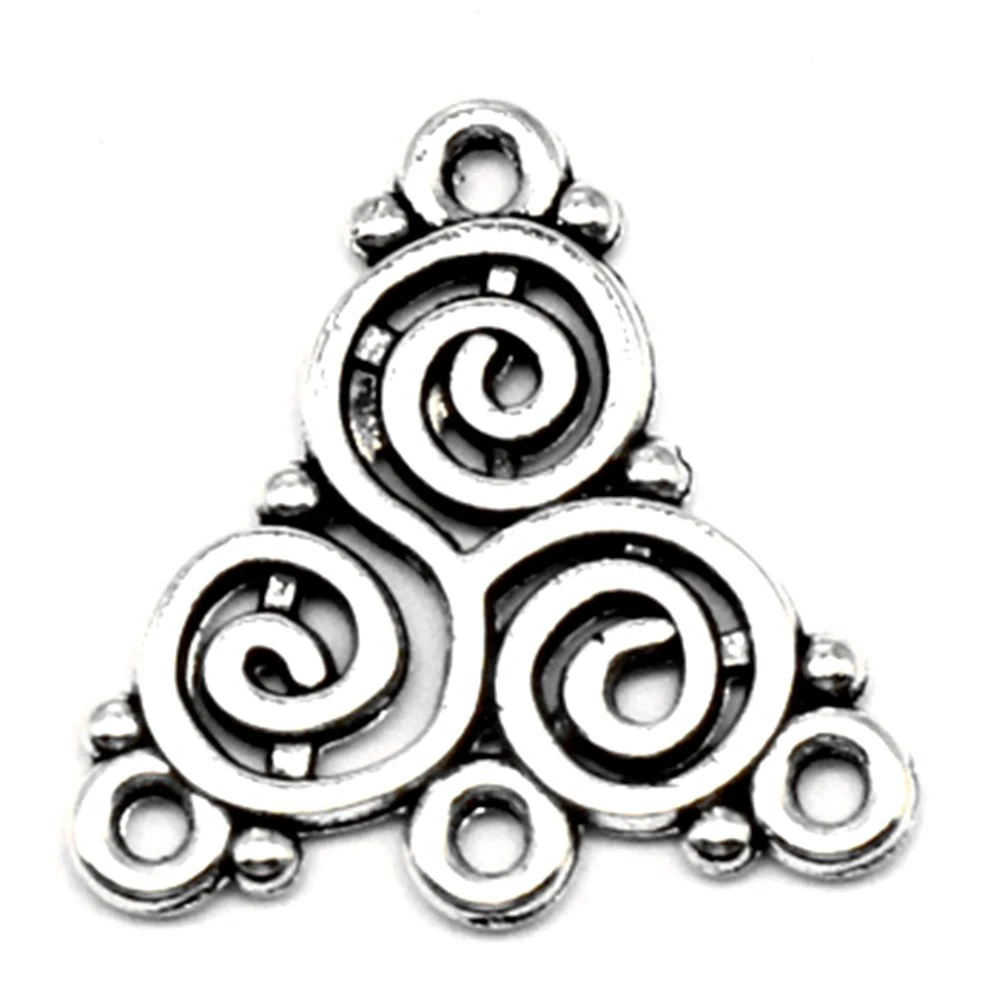 

10 pieces 19x20mm Whirlpool earring connector Jewelry making best gift