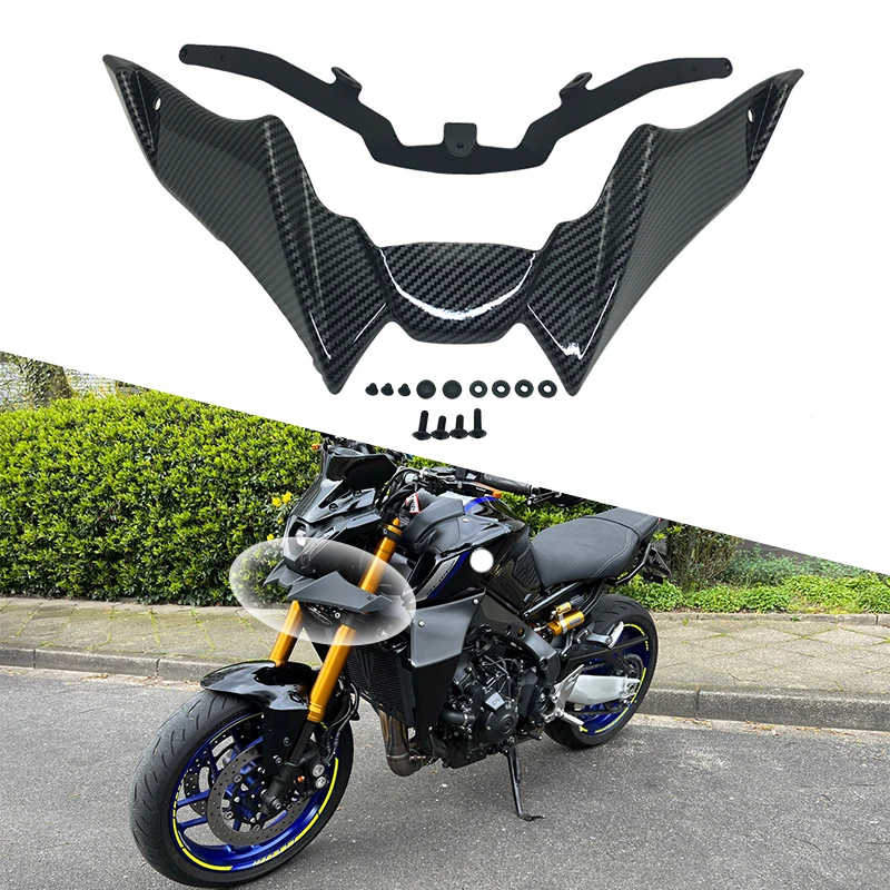 

Motorcycle Front Wheel Fender Beak Nose Cone Extension Extender Cowl Spoiler Cover For Yamaha MT-09 MT09 SP 2021 2022 2023