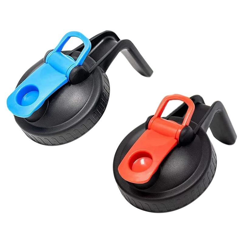 

Flip Cap Lids-Leak Proof Seal With Handle Innovative Flip Cap-Easy Pouring Spoutmason Jar Flip Cap Lids With Handle