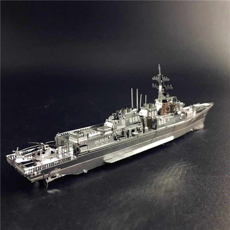 3D металлический пазл Обычная модель nanyuan класс Burke разрушитель тип 056 Corvette корабля