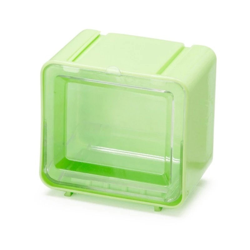 

Compact Stackable Desk Organizer with Lid Art Crafts Tools Storage Case for Storage Scrapbooking Washi Tapes Stationery