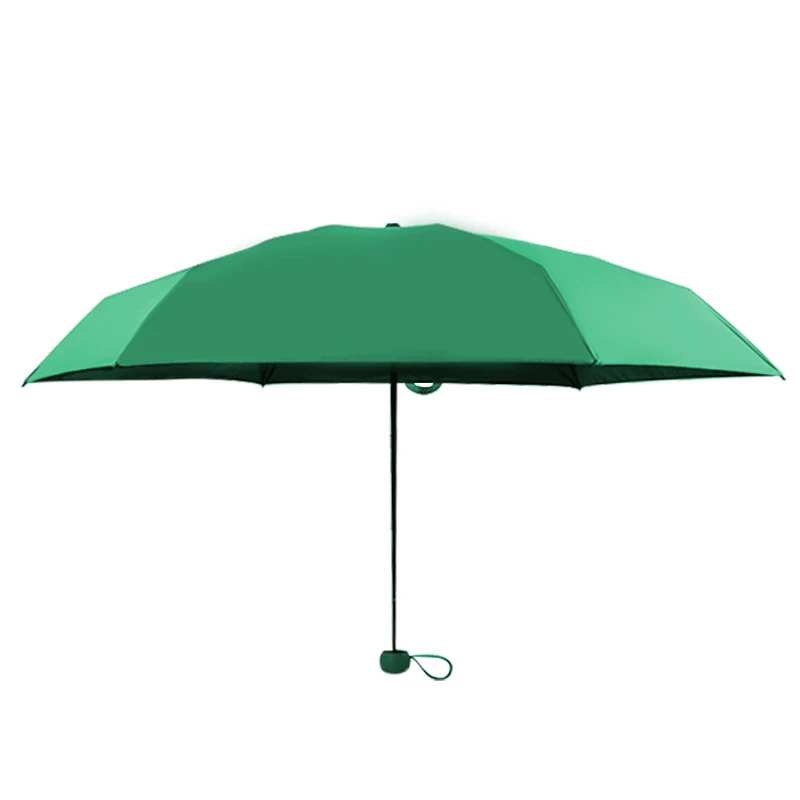 

Ветрозащитный Карманный солнцезащитный зонт, легкие Анти-УФ-блокирующие зонты, переносные непромокаемые 6-косточковые капсульные Зонты