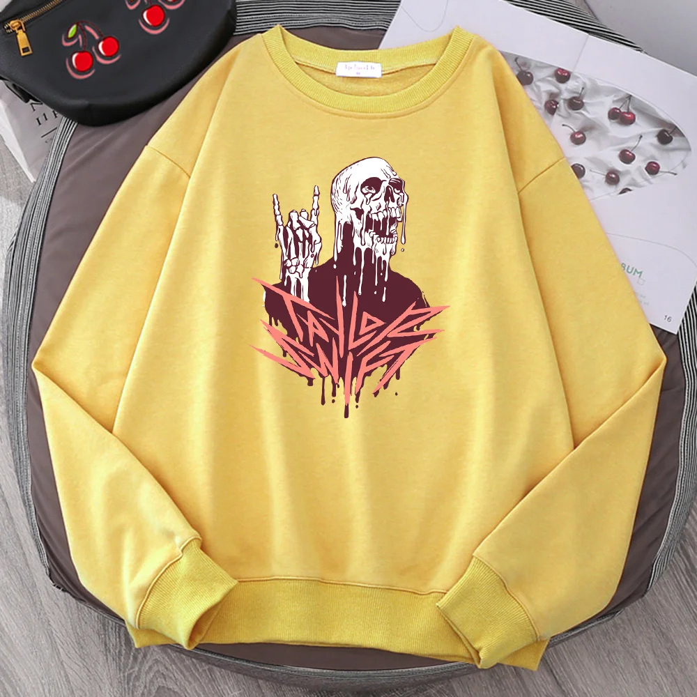 

Толстовка мужская с капюшоном, Модный свитшот в стиле рок, флисовый пуловер с металлическим быстрым расплавленным черепом, свободная уличная одежда, осень