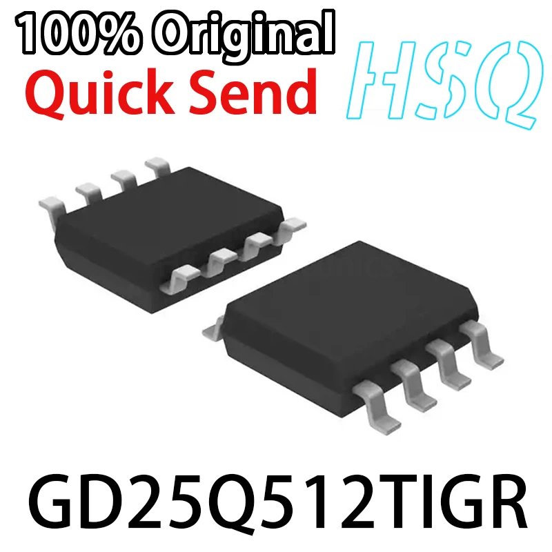 

1 шт., новинка, последовательный патч для микросхем памяти GD25Q512TIGR 25Q512T SOP-8