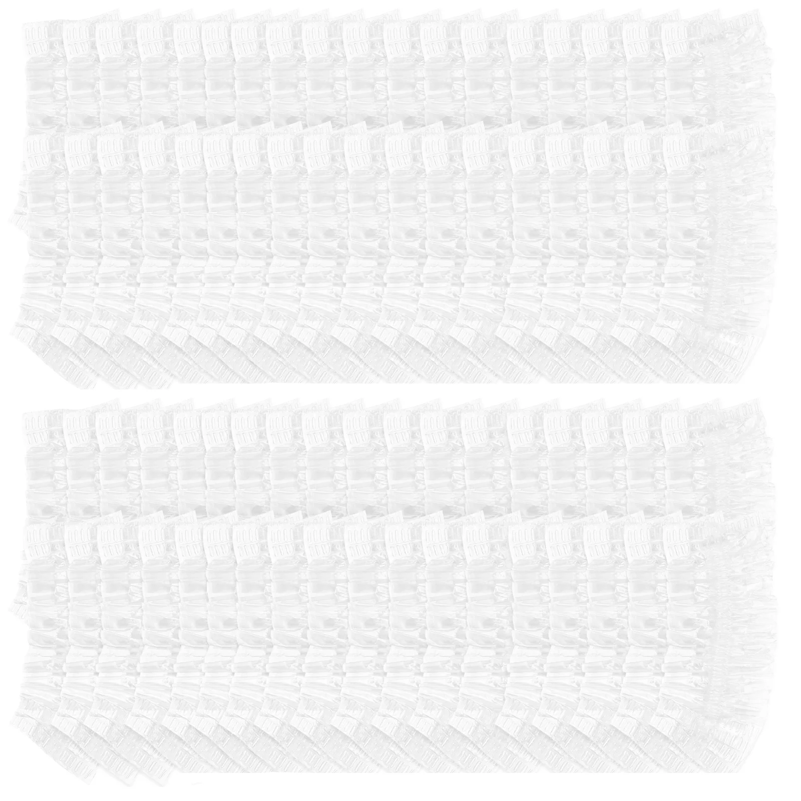 

200 Pcs Disposable Earmuffs Clear Cover Shower Caps Kids Pe Plastic Earcap Child Shampoo