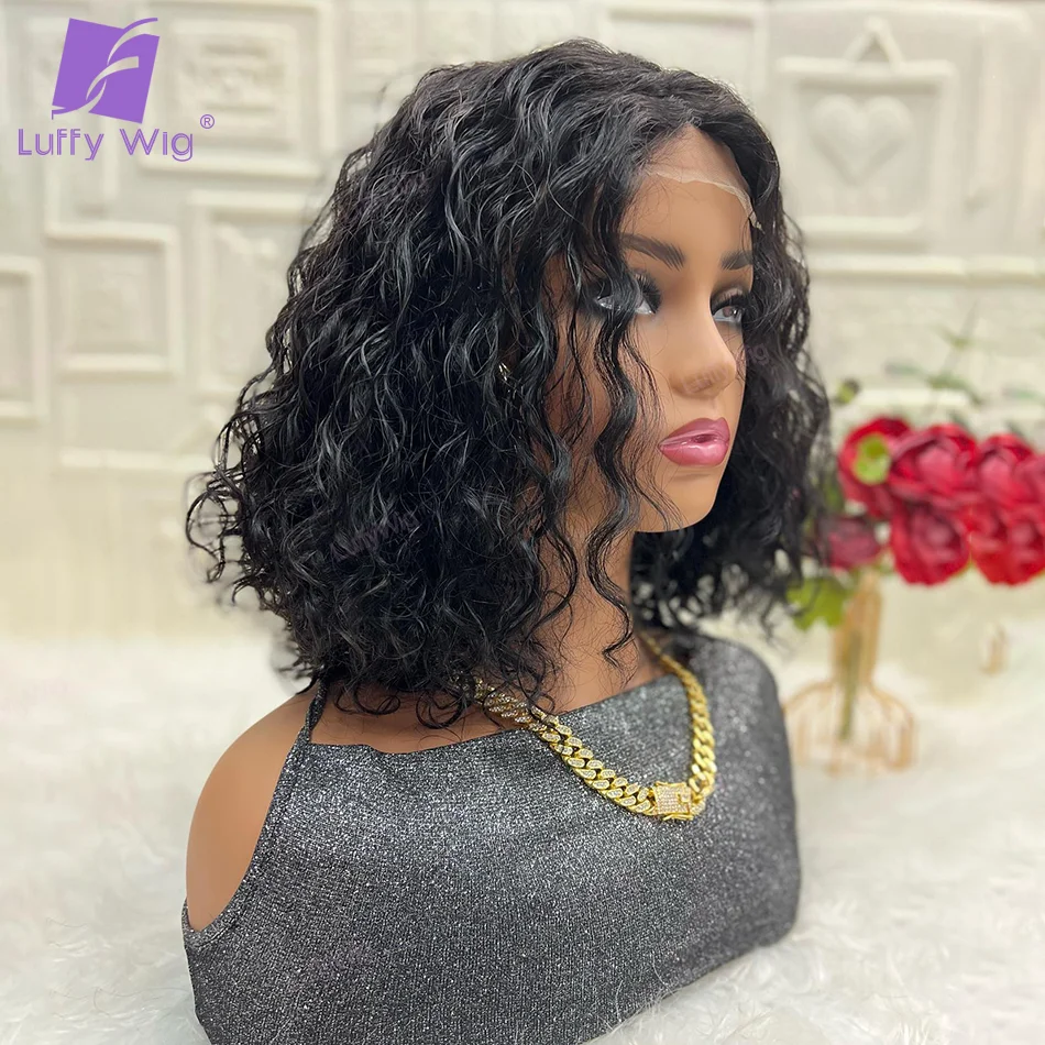 

Wet Wavy 13x6 HD Lace Frontal Human Hair Wigs For Women Ramy Brazilian Virgin Hair Full End Natural Hairline Water Wave Wig