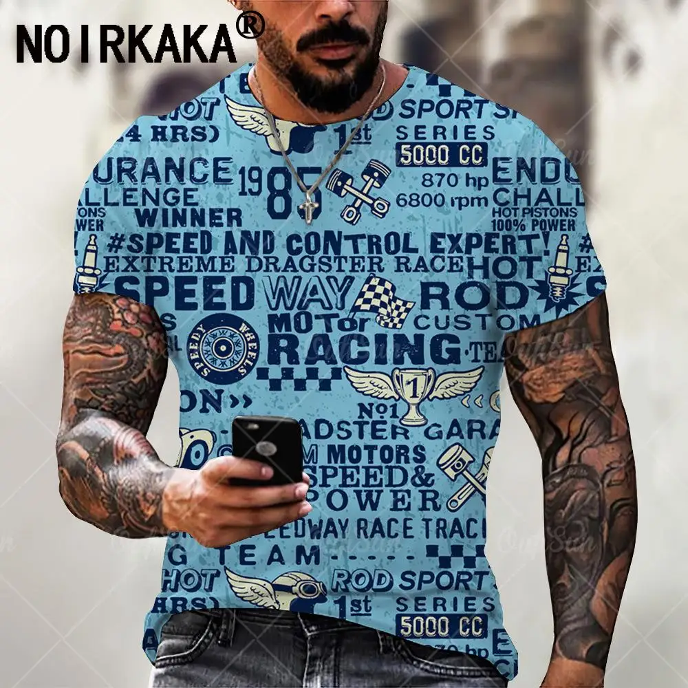 

Three-dimensional Graphic T-shirt Men's Fashion Casual Top Fun 3D Printing T-shirt Summer O-neck Shirt Streetwear Tops Clothing