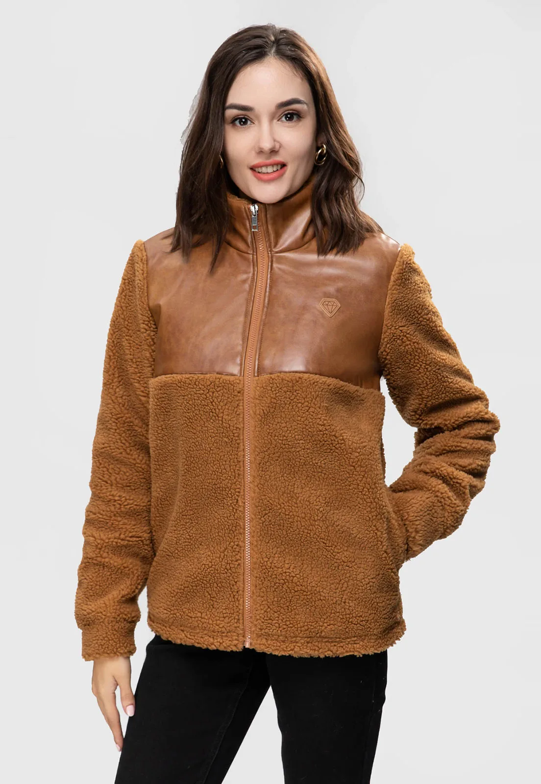 

Женская флисовая куртка на молнии Fashion's Park