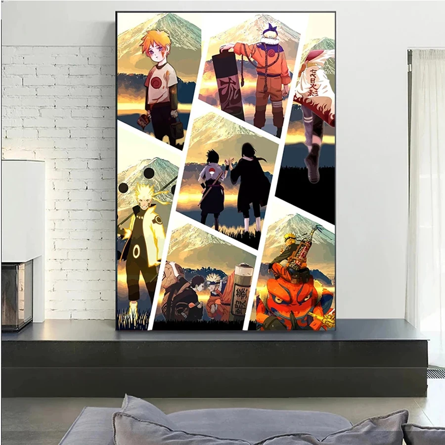 

Japanese Anime Naruto 5D Diamond Painting Full Square Diamond Embroidery Rhinestone Pictures Diamond Mazayka,Wall Decor Boy Gift
