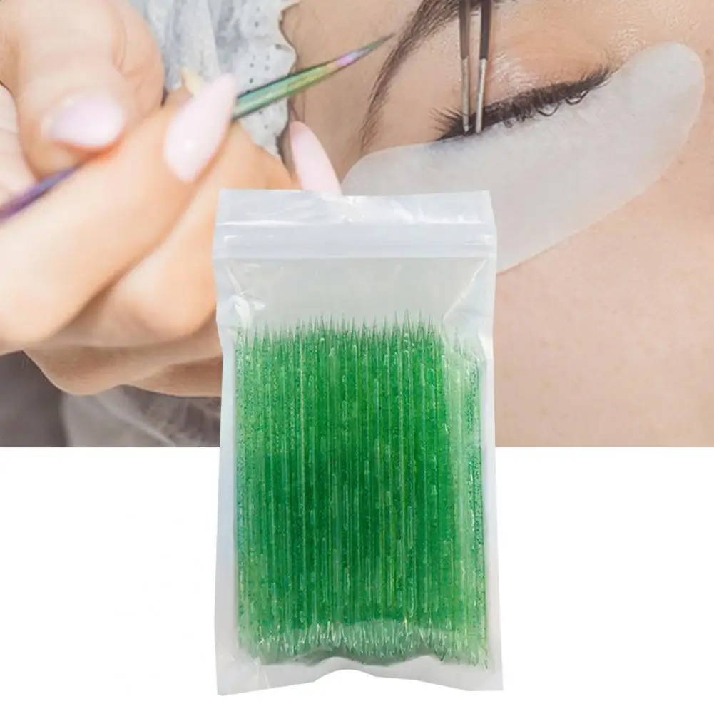 

Lightweight 100Pcs Practical Tattoo Eyelash Extension Cotton Swab Good Craftsmanship Makeup Cotton Swab Fashion for Home