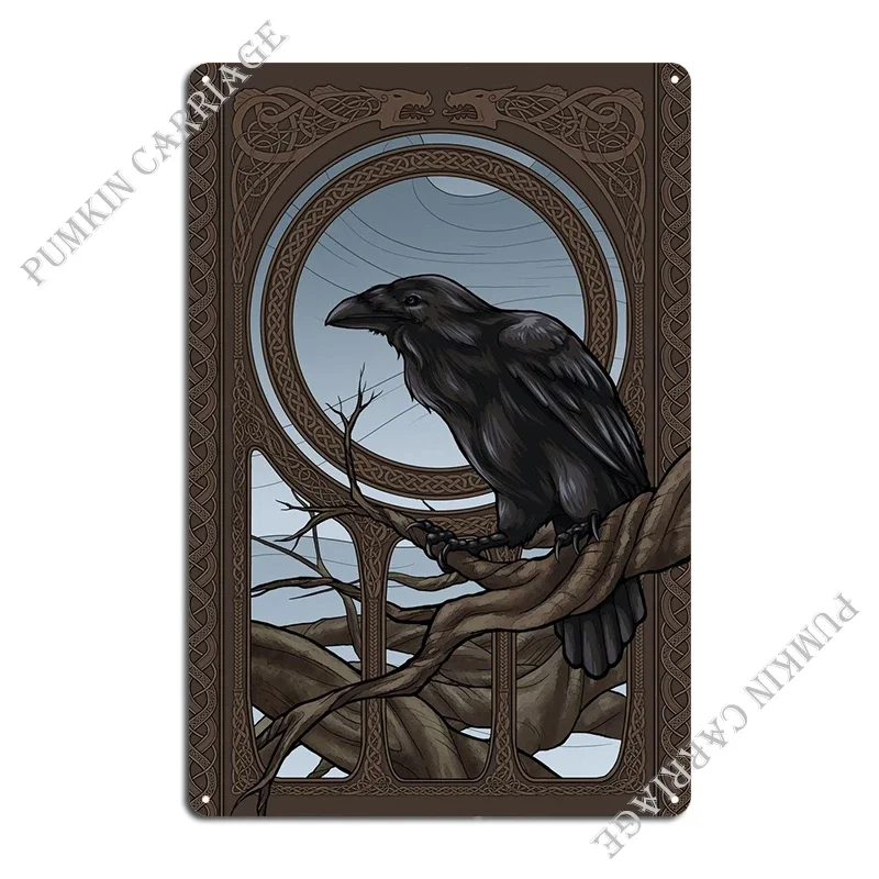 Металлическая табличка Munin