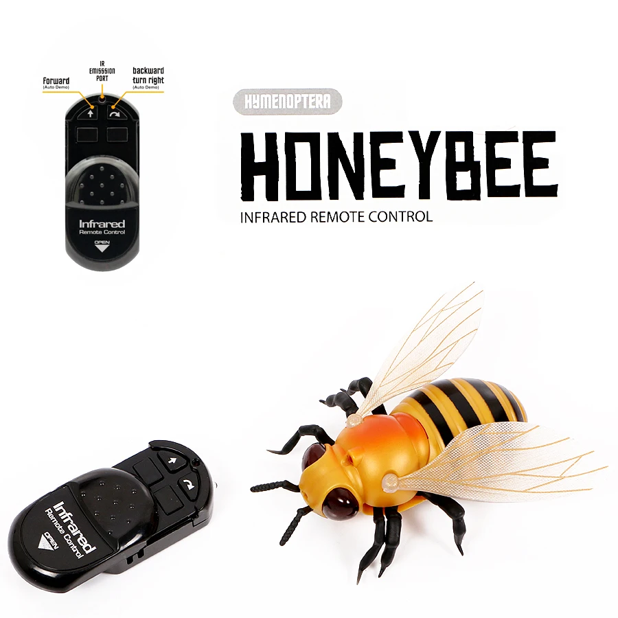 

Инфракрасная модель пчелы с дистанционным управлением, модель игрушки, ИК-модель пчелы, пчела, электронный питомец, робот, игрушка для розыг...