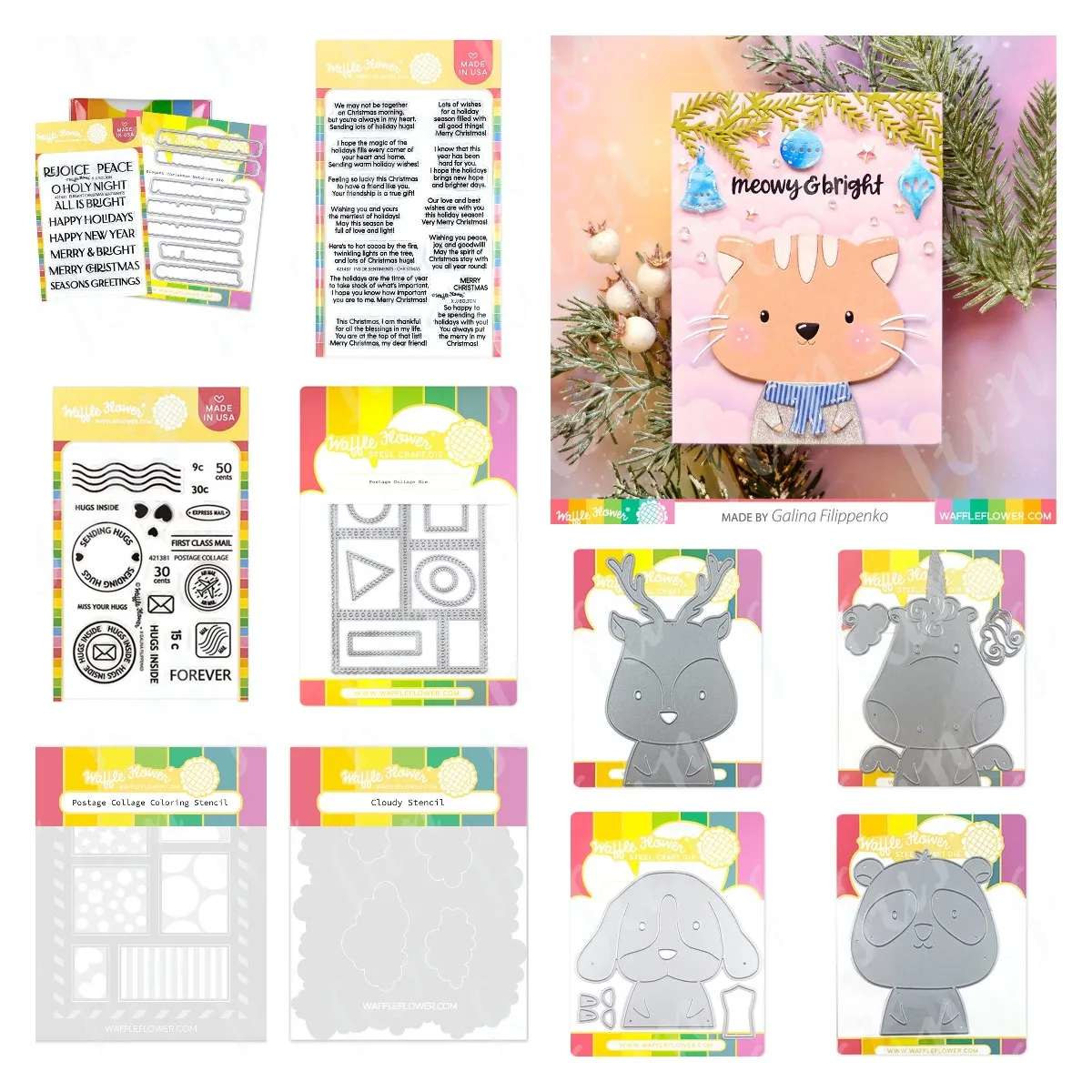 

Bokeh Stencils Trio Layering Stencils Christmas Stamps and Metal Cutting Dies Sets DIY Scrapbooking Album Embossed Template Mold