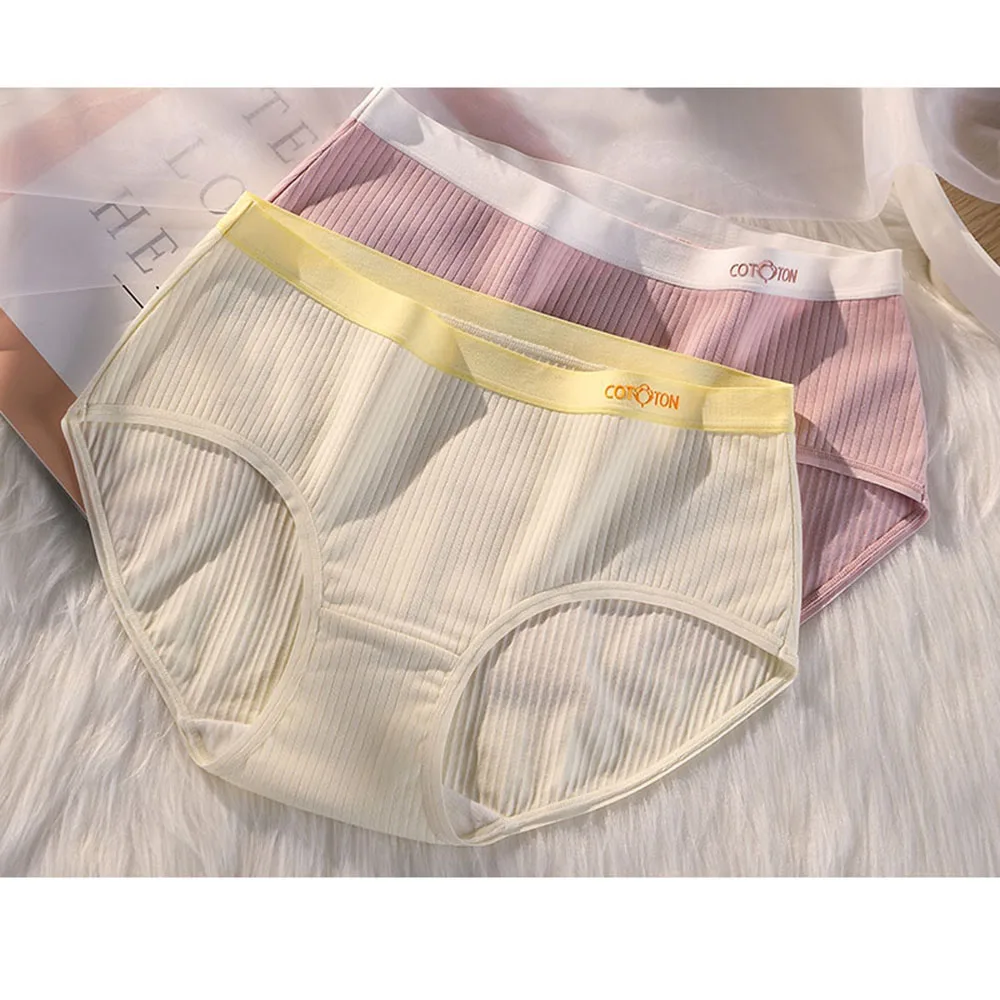 

Женские хлопковые широкие антибактериальные треугольные брюки со средней талией, не оставляющие следов, Полимолочная кислота