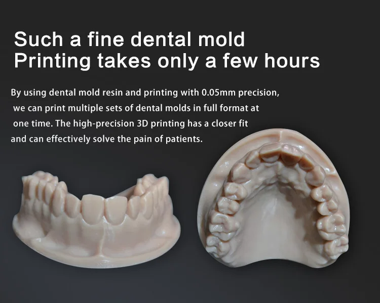 Настольный полимерный ЖК 3D-принтер для печати ювелирных изделий строительных