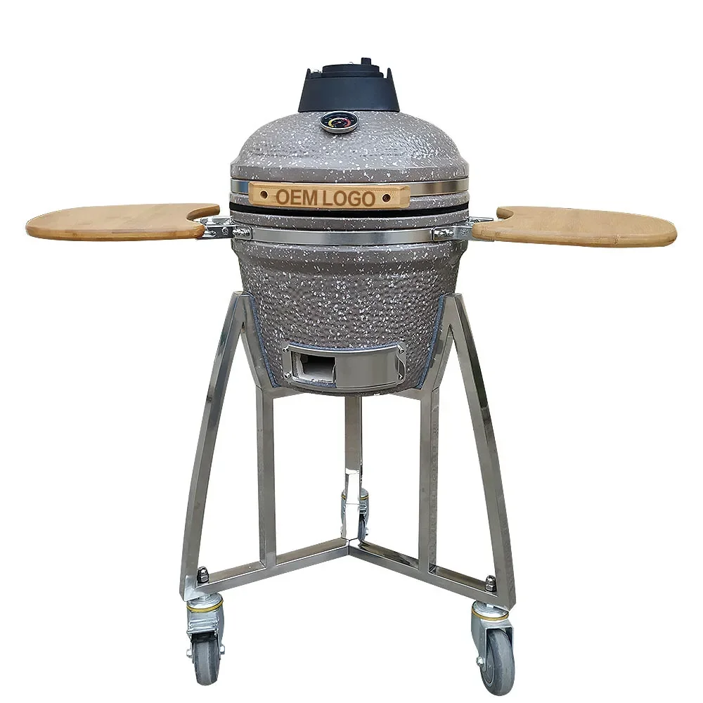 AUPLEX 16-дюймовый кухонный курильщик Камадо отдельно стоящий уличный гриль-барбекю