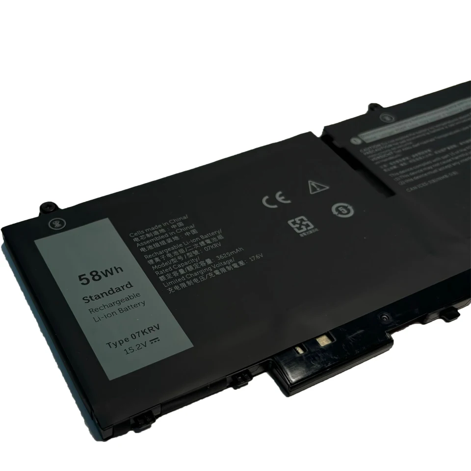 Батарея 07KRV 15 2 V 3625mAh 58Wh для Dell H4PVC Latitude 7530 112CM 8C8J1 9K5Y9