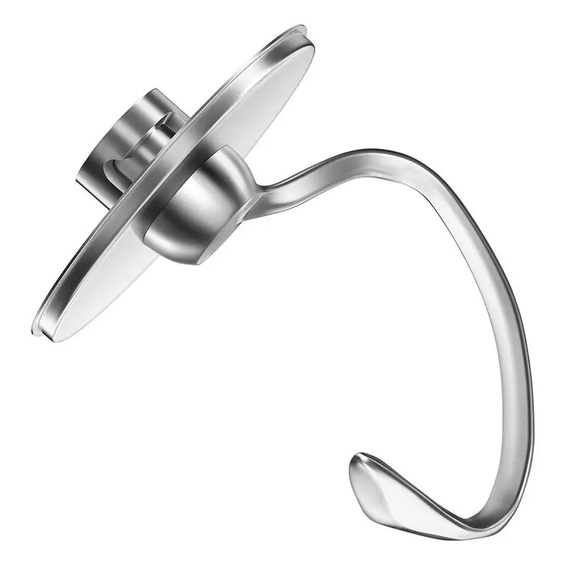 Dough Hook Replacement Wear Resistant 304 Stainless Steel No Coating Replacement Dough Gadgets Sturdy Dishwasher Safe Non Stick
